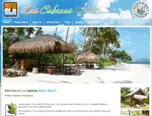 Tablet Screenshot of lascabanasresort.com